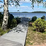Saunamoekki Kurjenrahkan Kansallispuistossa *